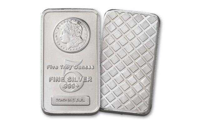5 oz. Morgan Design Silver Bar (1 of 1)