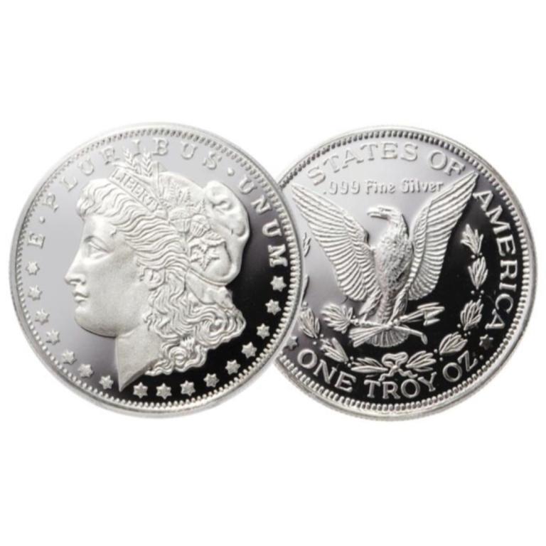 1 oz. Silver Morgan Design - .999 Pure (1 of 2)