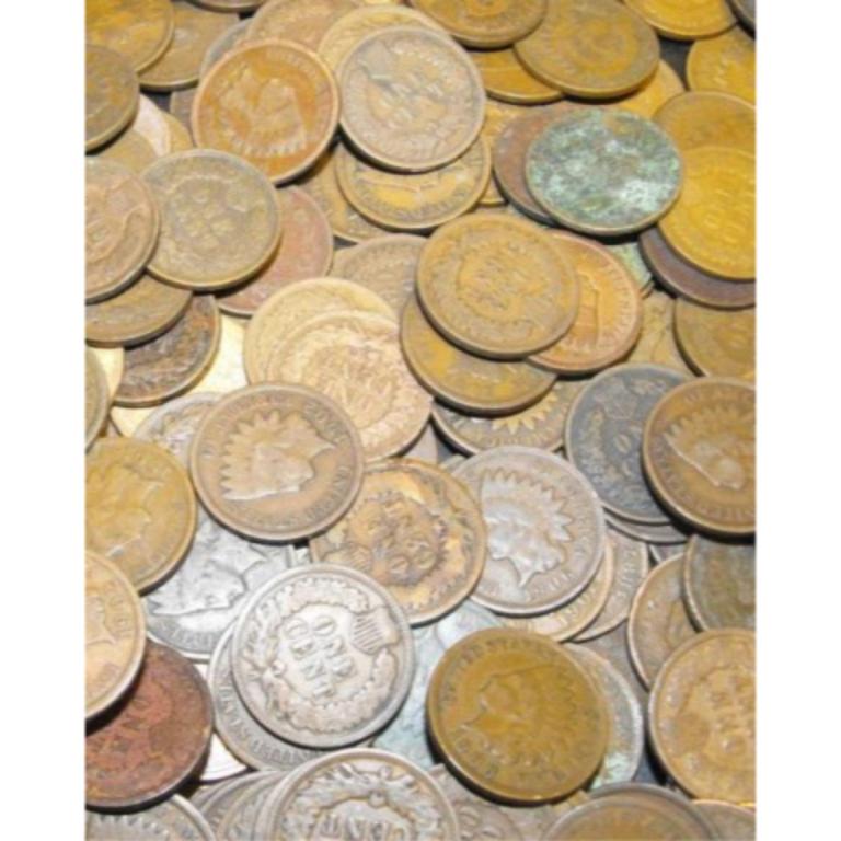 (100) Indian Head Cents - Circulated (1 of 1)