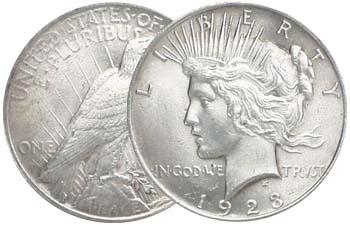 1923 P Bu Grade Peace Silver Dollar (1 of 1)