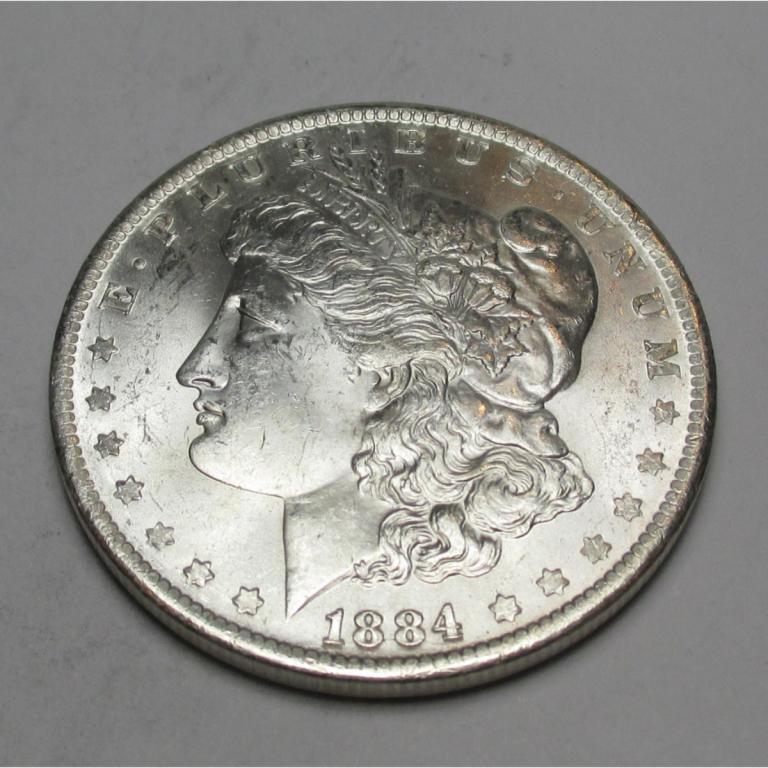 1884 o BU Grade Morgan Silver Dollar (1 of 2)
