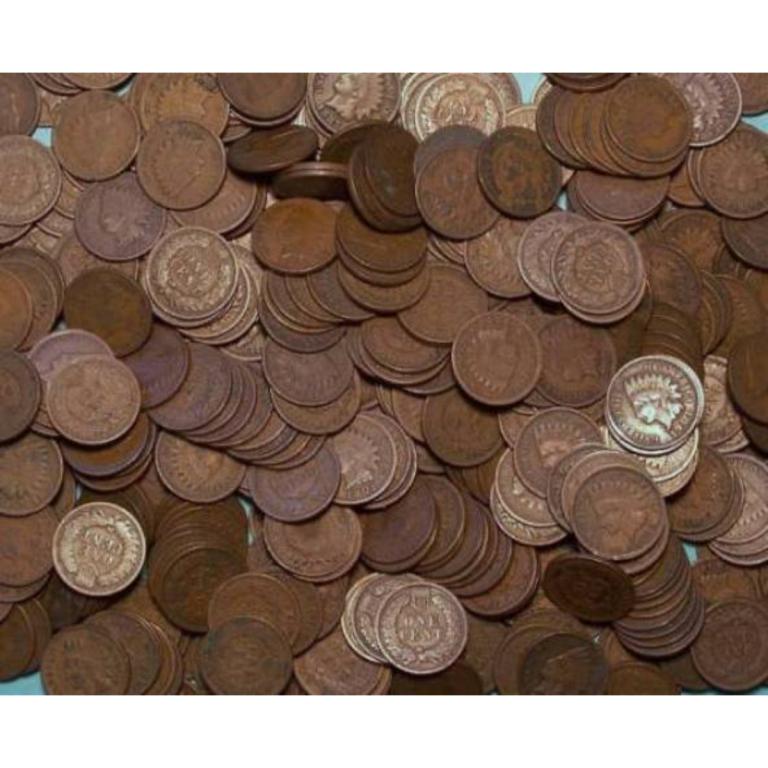 150 pcs. Indian Head Cents - Random Date Grade (1 of 1)
