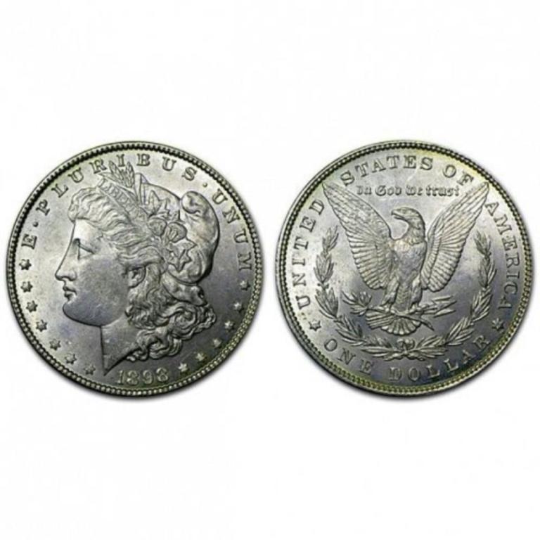 1898 P Bu Morgan Silver Dollar (1 of 1)