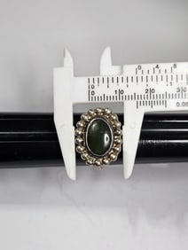 Sterling Silver Hardstone Ring