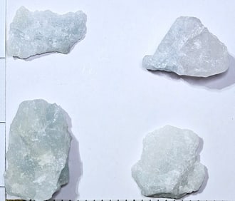 33 grams Natural Aqua Marine Rough Gem Parcel