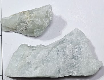 36.32 grams Natural Aqua Marine Rough Cuts