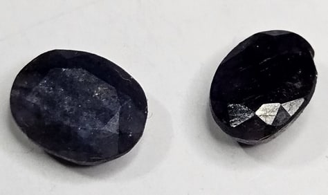 3.85 tcw. Natural Indigo Sapphire Gemstones