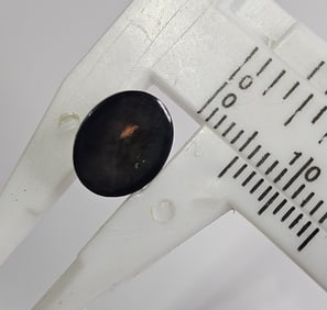 1.65 ct. Amber Flash Cabachon Black Welo Opal Gem
