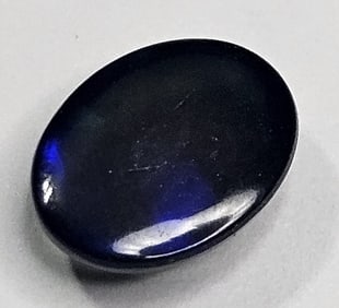1.2 ct. Natural Black Welo Opal w/Blue Flash Gem