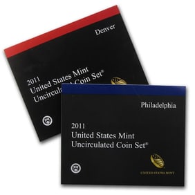 2011 US Mint Set - P & D Sets in OMP - 28 Coins
