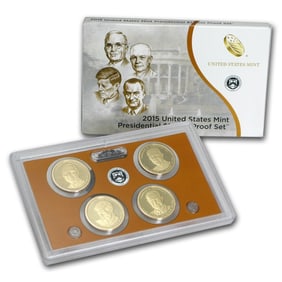 2015 US Mint Proof Presiddential Dollars in OMP