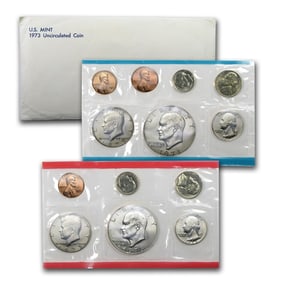 1973 US Mint Set - P & D Sets in OMP