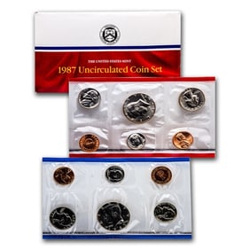 1987 US Mint Set - P & D Sets in OMP