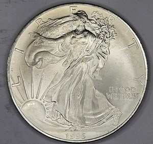 1995 US Silver Eagle Better Date