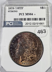 1878 7/8 TF VAM -MS64+ Morgan -$625 Coin Guide