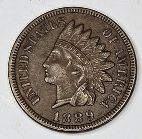 1889 Indian Head Cent - XF-AU Grade $27-30 CPG
