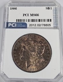 1886 MS 66 Morgan Silver Dollar- $395 CPG
