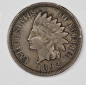 1892 Indian Head Cent - XF Grade - $27 CPG