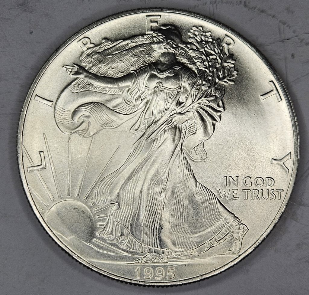 1995 US Silver Eagle Better Date (1 of 2)