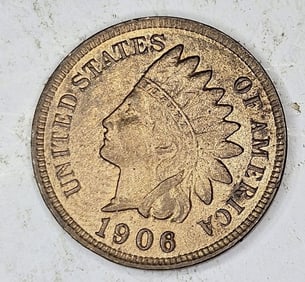 1906 AU ish - Indian Head Cent