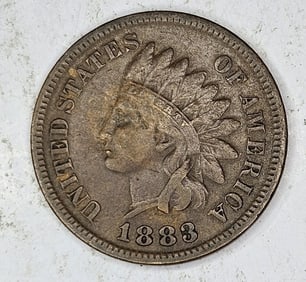 1883 VF-XF Grade Indian Head Cent- $24-27 CPG