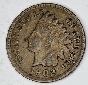 1902 VF-XF Indian Head Cent