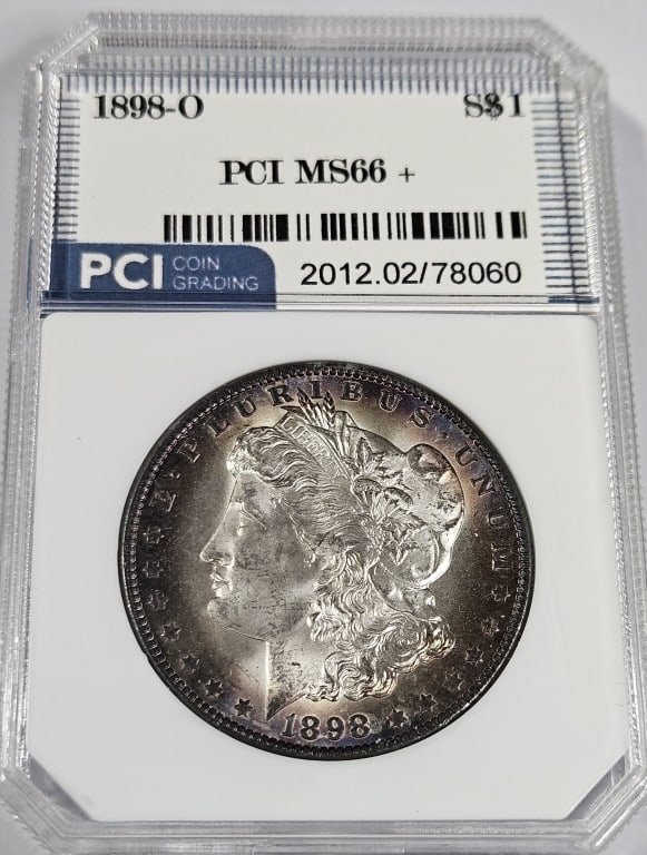 1898 O MS 66+ Morgan Dollar- $360-1500 Range CPG: Item is the exact item in the image - Bidder is responsible for all value and grade determination - Please review all terms prior to placing any bids - All bids are an agreement to pay and adhere to o
