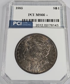 1885 MS 66+ Morgan Dollar-$390-1500 Range CPG