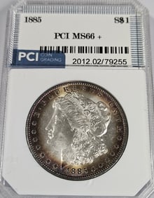 1885 MS 66+ Morgan Dollar- $390-1500 Range CPG