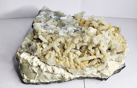 Excellent Prehnite Cluster Specimen - HUGE!