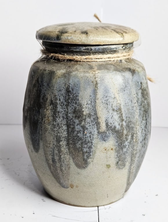 Fine Charles Greber Art Pottery Jar w/Lid (1 of 5)