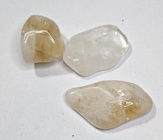 34.17 gram Natural Citrine Tumbled Stone Lot