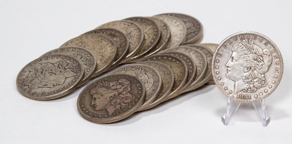 (20) Random Date US Morgan Silver Dollars