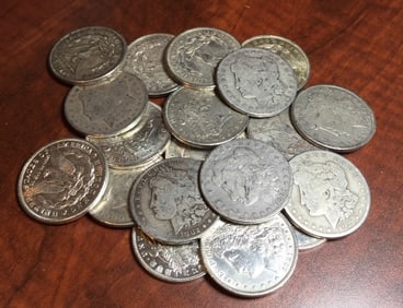 (20) Assorted Date/Grade Morgan Dollars