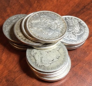 (20) Random Date/Grade Morgan Dollars
