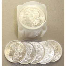 (20) BU Grade 1921 Morgan Dollars in Roll