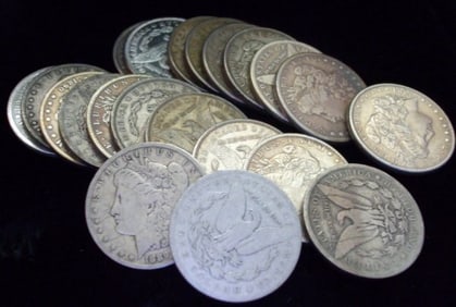 (20) Random Date/Grade Morgan Dollars