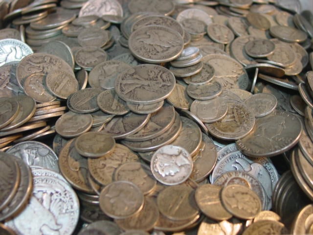 $3 Face Value 90% Silver Coins: Items will be as described in title - The image for bulk items are stock images - Please review the entire terms and conditions prior to placing any bids. All terms apply -
