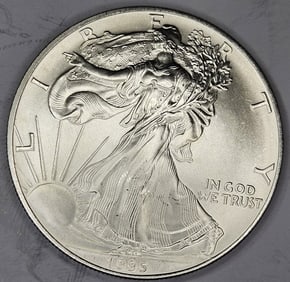 1995 US Silver Eagle - Better Date