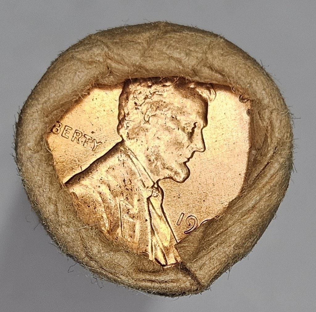 1960 D CA. Bank Rolled GEM RED BU Cent Roll (1 of 3)