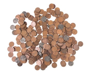 (250) Random Date Lincoln Wheat Cents