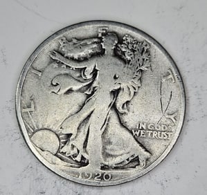 1920 P Better Date Walking Liberty Half Dollar