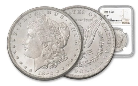 1885 O MS 64 NGC Morgan Silver Dollar