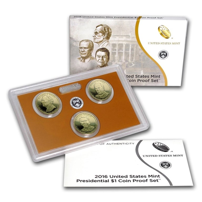 2016 US Presidential Dollar proof Set - in OMP (1 of 1)