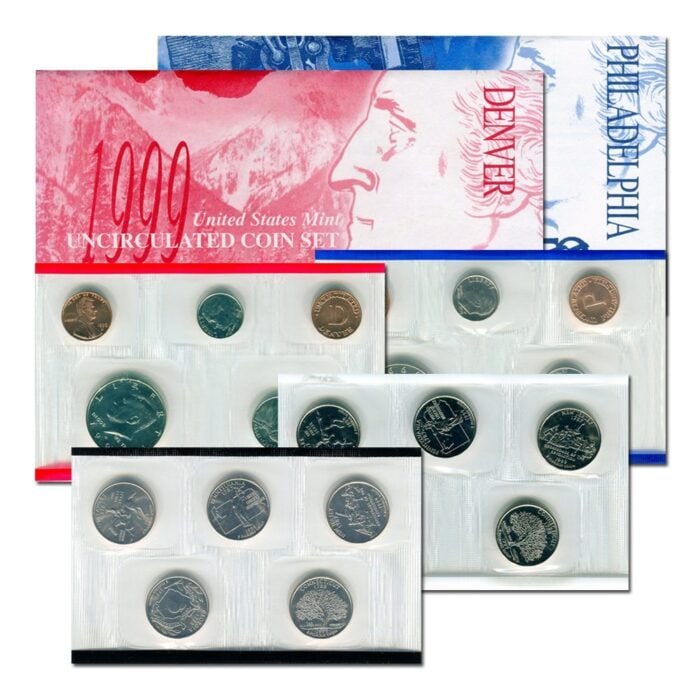 1999 US Mint Set - P & D Sets in OMP (1 of 1)