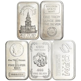 1 oz. Silver Random Design Bar-(1)