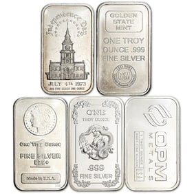 1 oz. Silver Random Design Bar-(1)