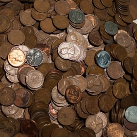 Lot of (1000) Wheat Cents - Unsearched!