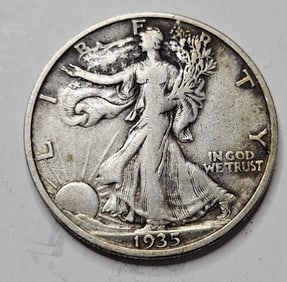 1935 s Walking Liberty Half Dollar