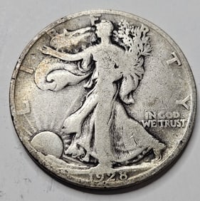 1928 s Better Date Walking Liberty Half Dollar